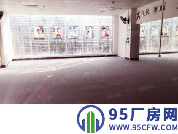 宝安国道边300平精装修写字楼采光好，业主整租位置好