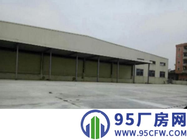 高埗工业园单一层厂房分租5000平米带卸货平台现成办公室装修