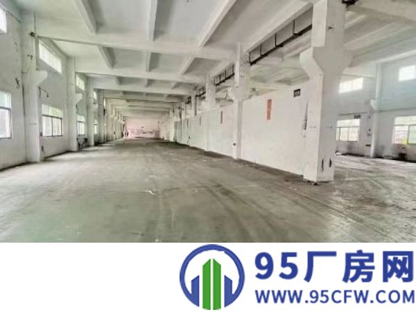 松岗沙浦洋涌工业区  107国道边 1-2层4600平，每层2300平米带装修